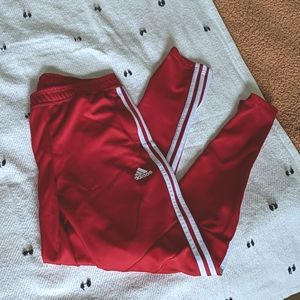 Red Adidas Jogger Soccer Pants